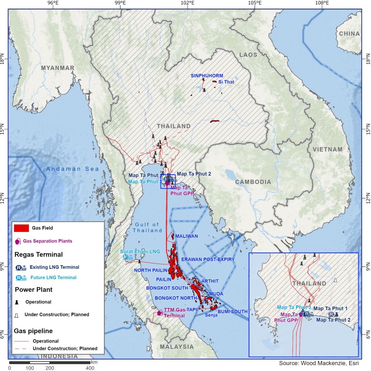 Gas demand in Thailand set to grow by almost 6% over next decade, despite strong renewables sector