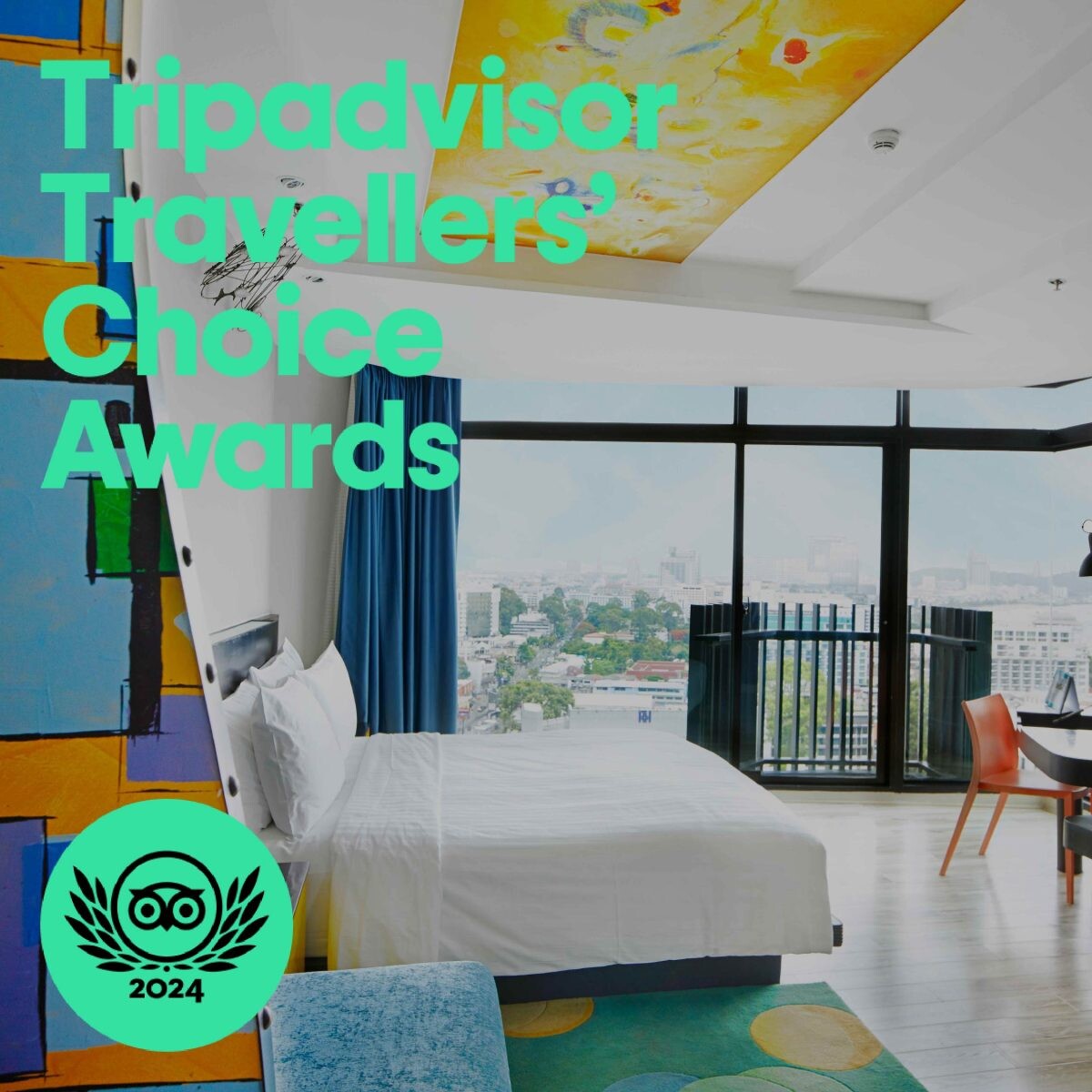 Siam@Siam Design Hotel Pattaya Wins Tripadvisor Travellers' Choice Award 2024