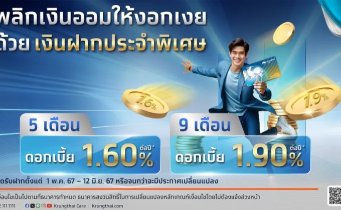 กรุงไทย ออกเงินฝากประจำพิเศษ 5