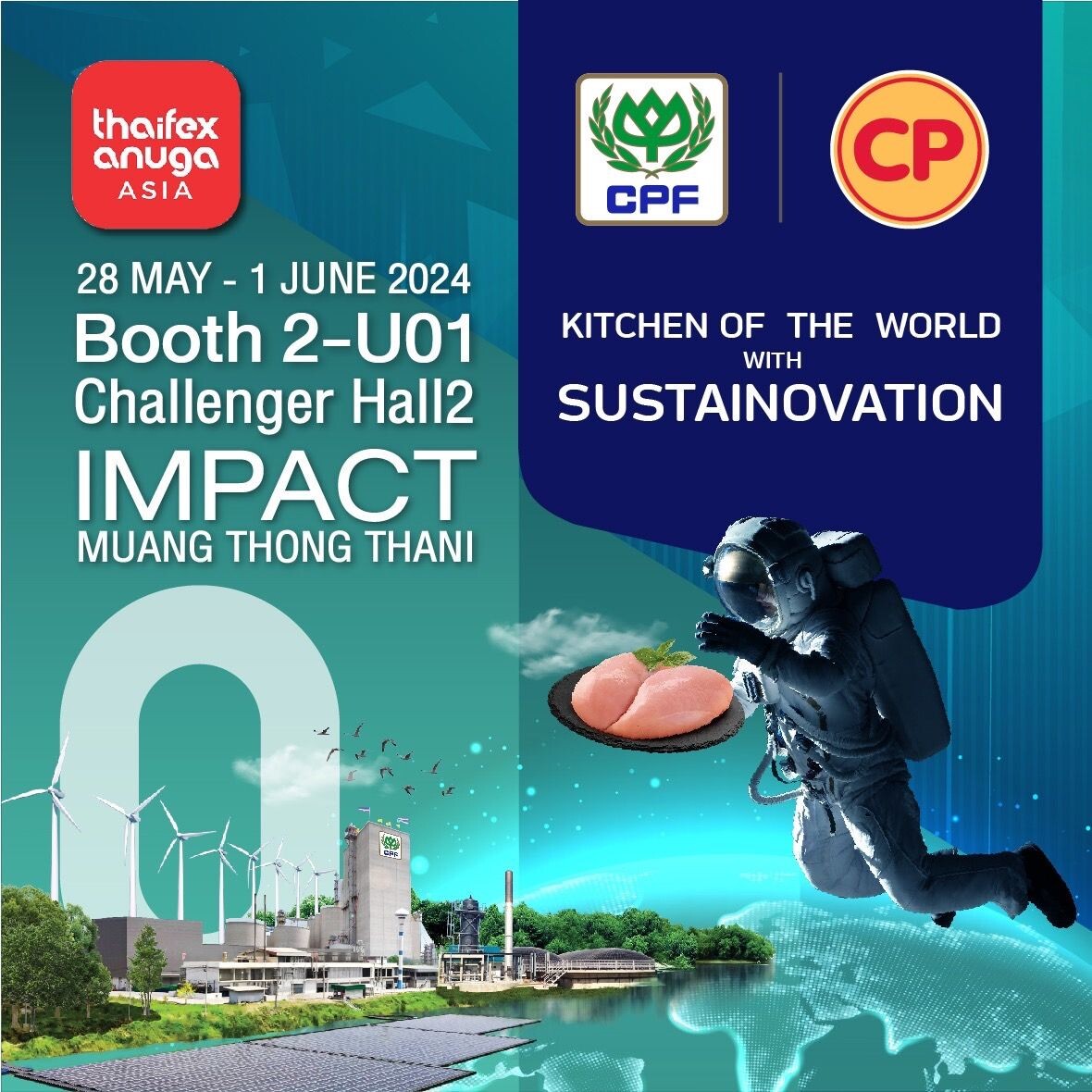 CP Foods Showcases "Kitchen of the World with Sustainovation" at THAIFEX - Anuga Asia 2024