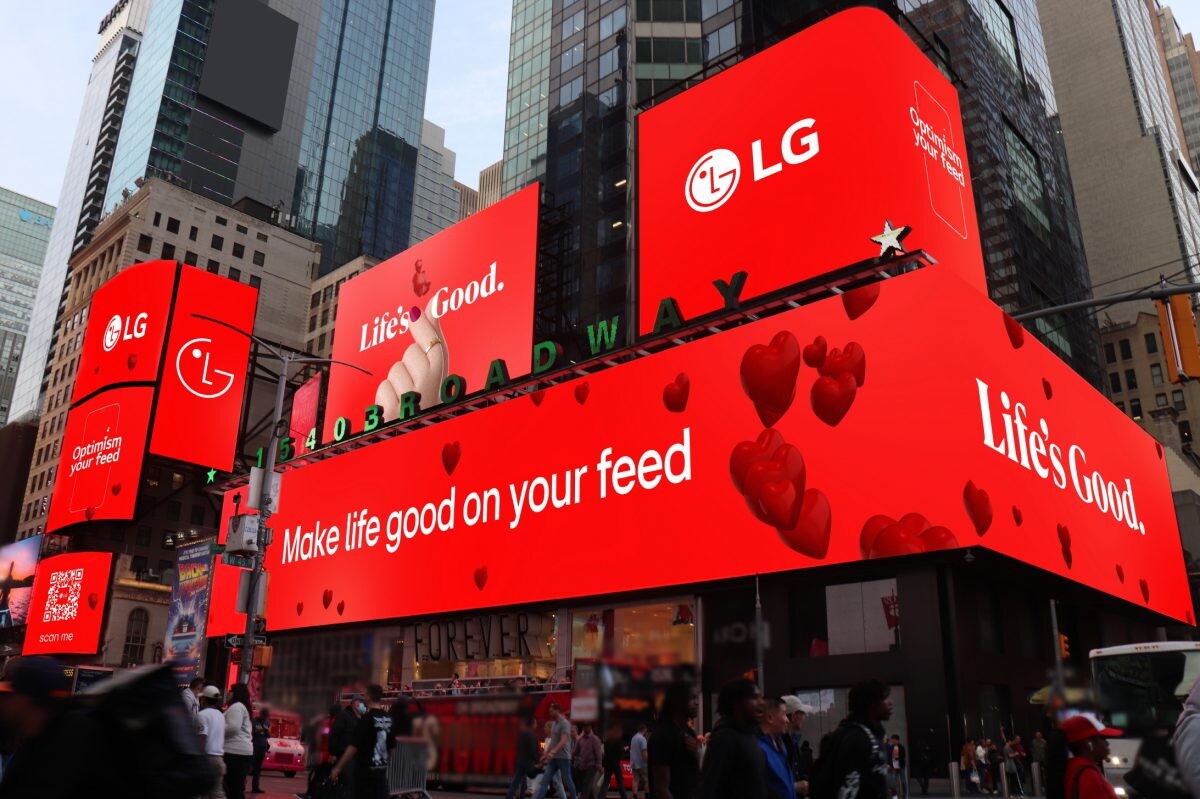 LG LAUNCHES GLOBAL CAMPAIGN 'OPTIMISM YOUR FEED' TO HelP BRING MORE BALANCE TO SOCIAL MEDIA FEEDS