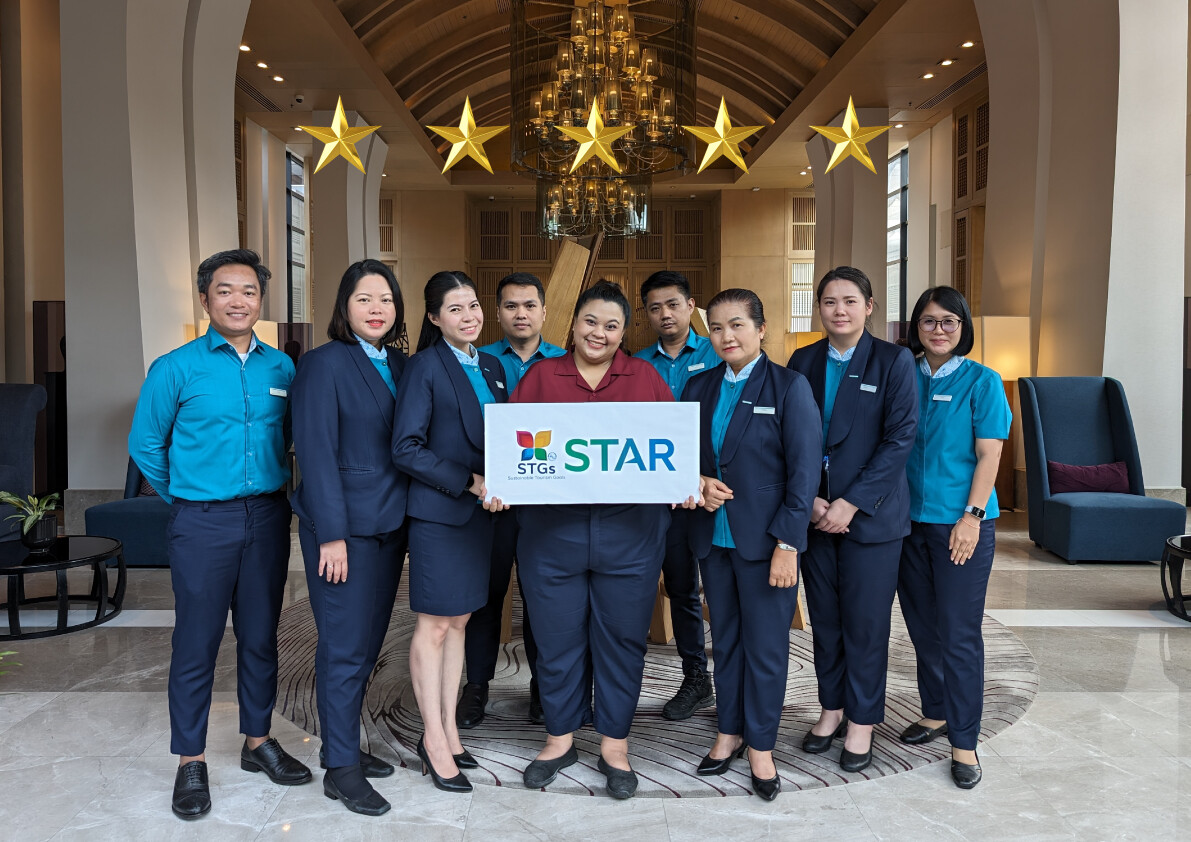 เลอ เมอริเดียน สุวรรณภูมิฯ รับประกาศนียบัตร ดาวแห่งความยั่งยืน ระดับ 5 ดาว (STAR: Sustainable Tourism Acceleration Rating)