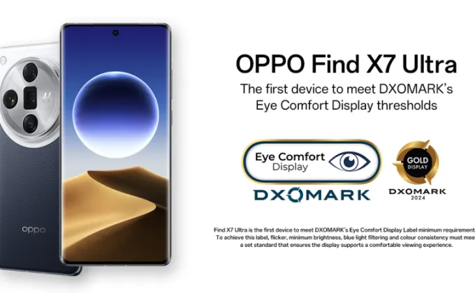 OPPO Find X7 Ultra เป็นรายแรกที่ได้รับเครื่องหมาย