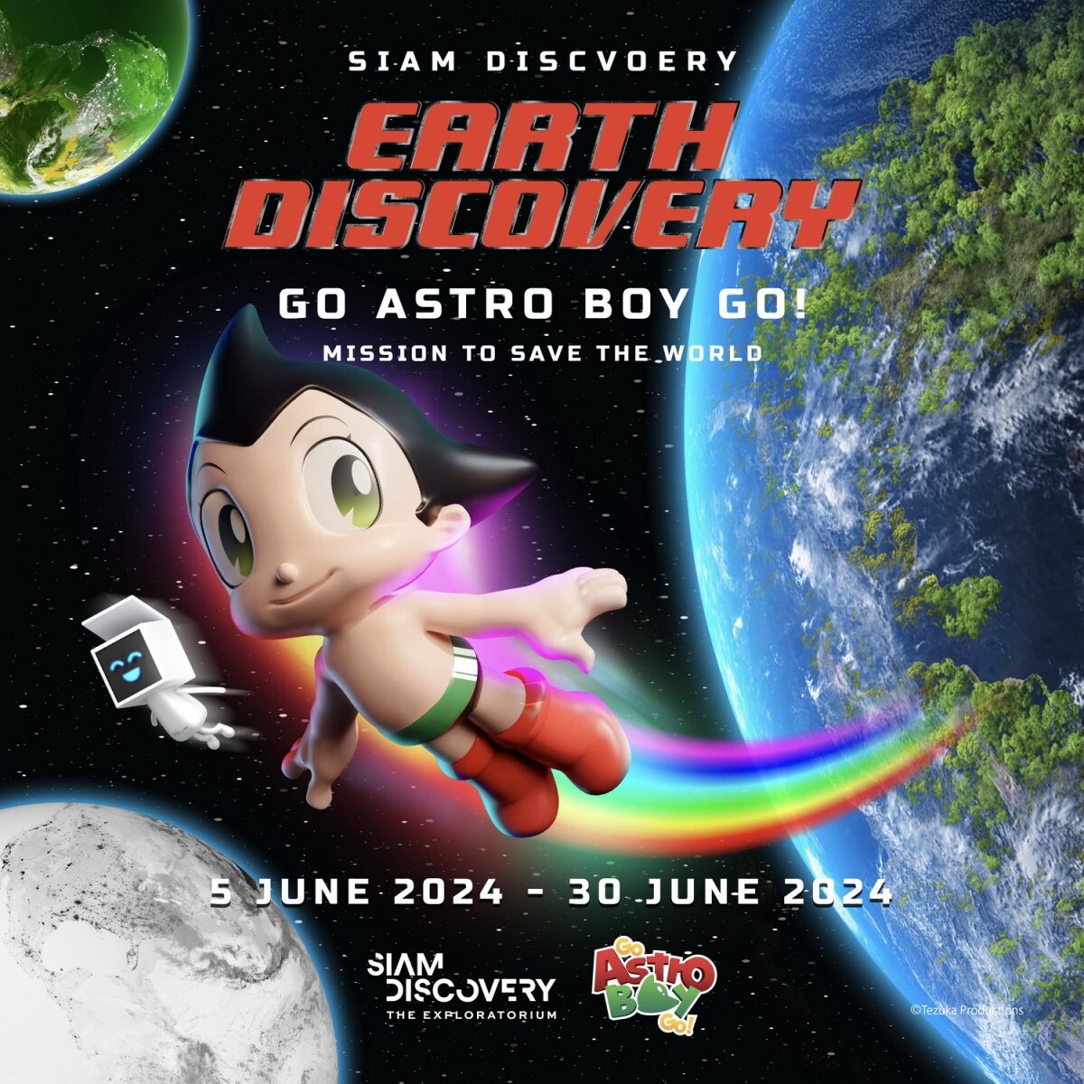 สยามดิสคัฟเวอรี่จัดงาน Siam Discovery x Go Astro Boy GO! ชวนกอบกู้โลกในวันสิ่งแวดล้อม