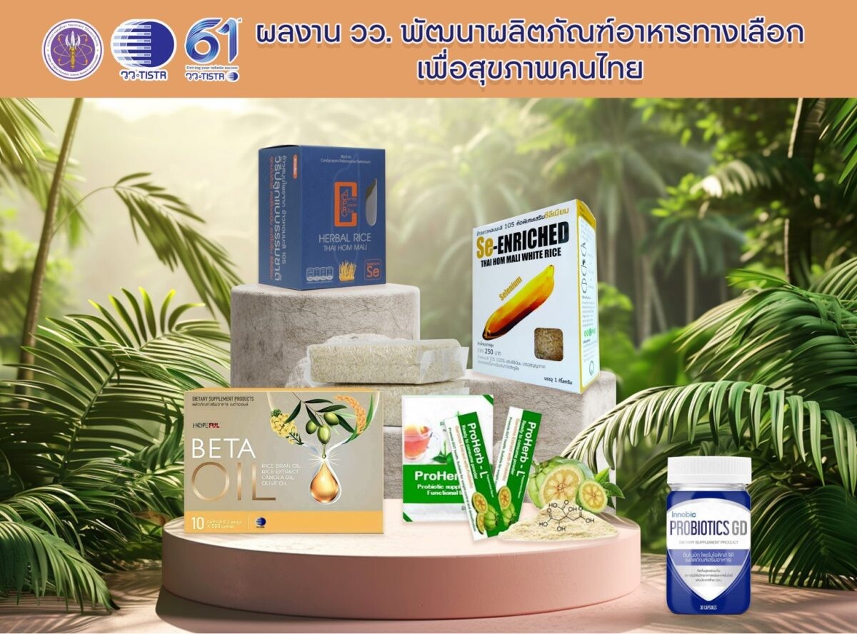 วว. พัฒนาผลิตภัณฑ์อาหารทางเลือก...เพื่อสุขภาพคนไทย ตอบโจทย์ตลาด ร่วมบริหารจัดการคาร์บอนเครดิต