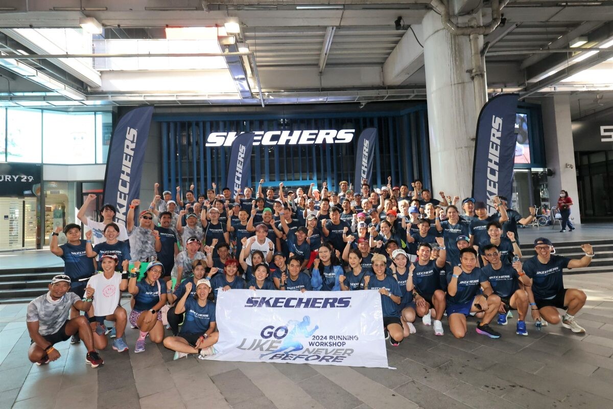 "สเก็ตเชอร์ส" จัดกิจกรรมวิ่ง "SKECHERS RUNNING WORKSHOP 2024" ครั้งที่ 19 พร้อมทดสอบรองเท้าวิ่ง 2 คอลเล็กชันใหม่ "SKECHERS GORUN MAXROAD 6" และ "SKECHERS GORUN RIDE 11"