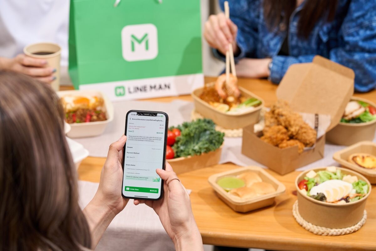 LINE MAN Launches Eco-Friendly "No Condiments" Feature in Food Delivery