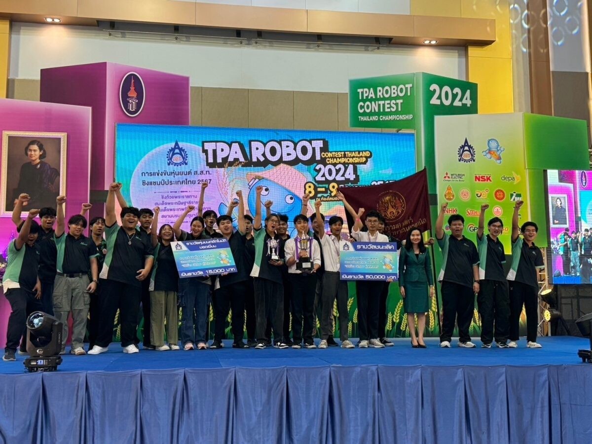 ทีมหุ่นยนต์ iRAP_Let's go คณะวิศวกรรมศาสตร์ มจพ. คว้ารางวัลชนะเลิศได้ครองถ้วยพระราชทานฯ จากการแข่งขันหุ่นยนต์ ส.ส.ท. ชิงแชมป์ประเทศไทย ปี 2567