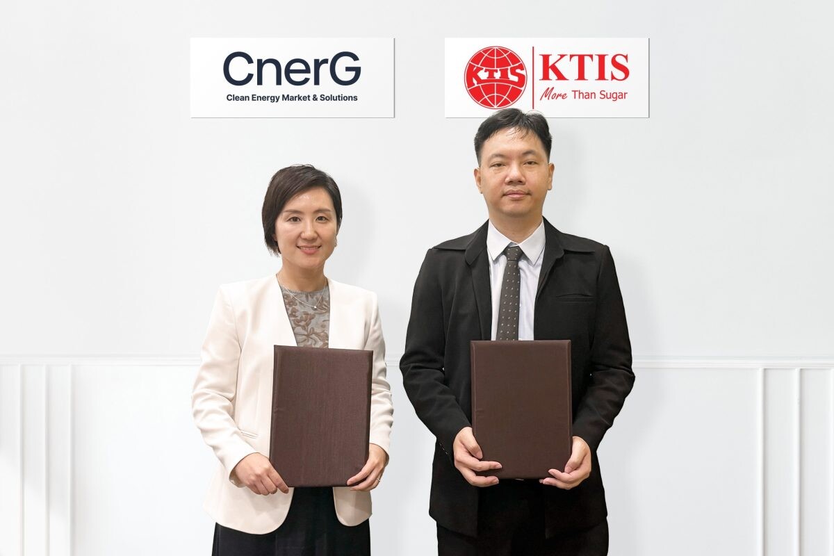 กลุ่ม KTIS ลงนามขายเครดิตพลังงานหมุนเวียน (REC) กับ CnerG