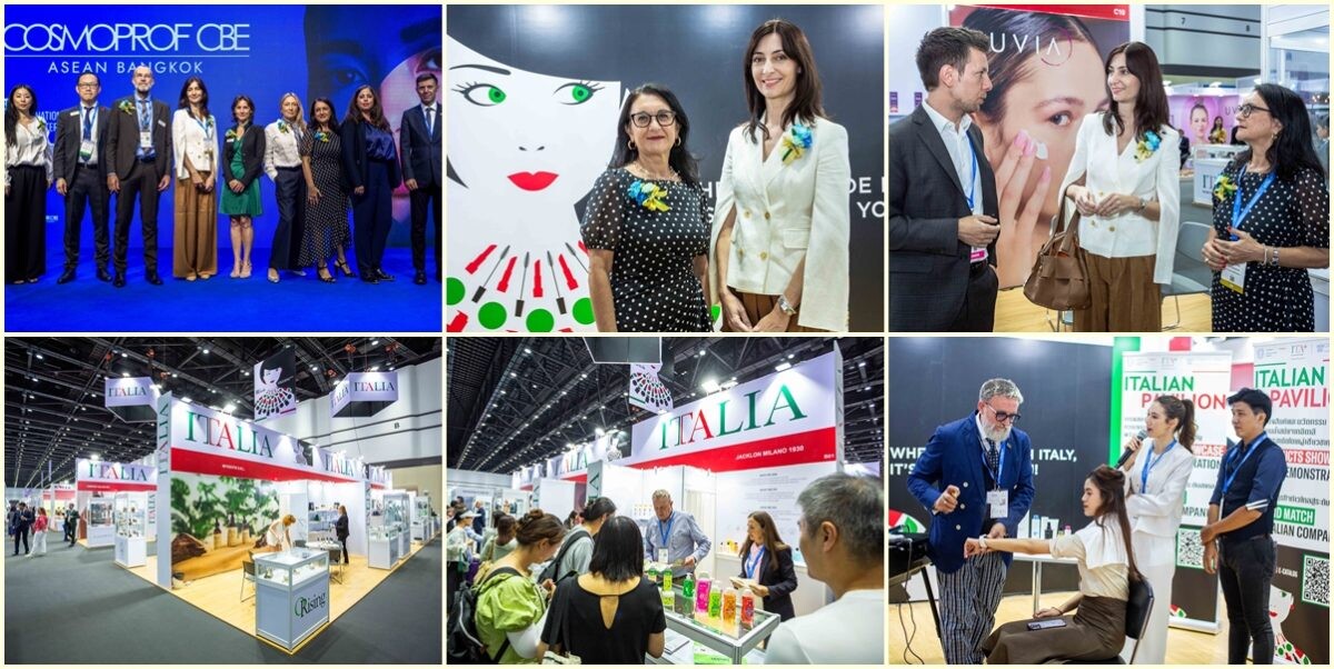 "THE ITALIAN PAVILION" กลับมาอย่างยิ่งใหญ่ !! รวมสุดยอด 18 แบรนด์บิวตี้ส่งตรงจากอิตาลี ในงานแสดงสินค้าเพื่อความงาม "Cosmoprof CBE ASEAN 2024"