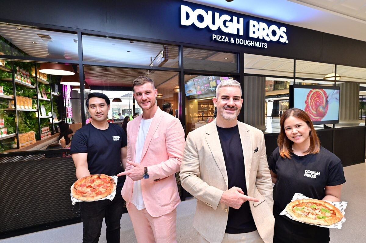 DOUGH BROS. Pizza & Doughnuts ส่งพิซซ่าซาวโดว์และโดนัท เปิดตัวสาขาแรกในเมืองไทย ปักหมุดเกษรอัมรินทร์ ดึงกำลังซื้อนักท่องเที่ยวคนไทยและต่างชาติ