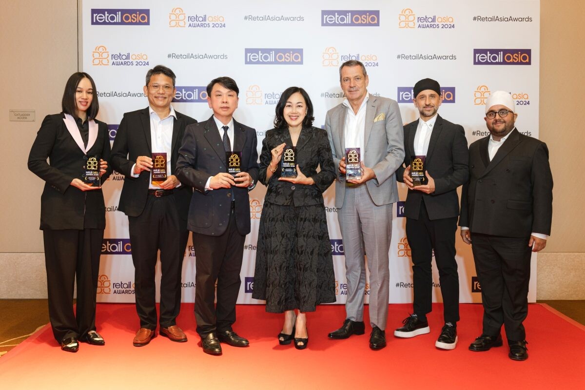 เซ็นทรัลพัฒนา ชนะ 3 รางวัลใหญ่ จากเวที Retail Asia Awards 2024 ประเทศสิงคโปร์