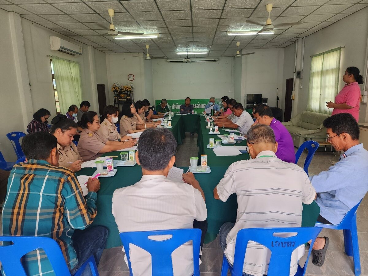 สำนักงานเกษตรอำเภอเขาย้อย ภายใต้กรมส่งเสริมการเกษตร ประชุมเชื่อมโยงการดำเนินงานคณะกรรมการเครือข่าย ศพก. และแปลงใหญ่ ระดับอำเภอ ครั้งที่ 2/2567