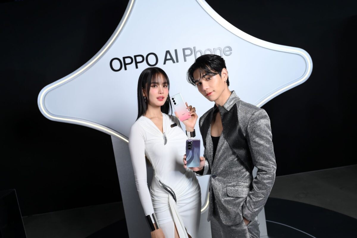 เปิดตัว "OPPO Reno12 Series 5G" รุ่นใหม่ กับฟีเจอร์เด็ด AI เนรมิตรูปปัง ในดีไซน์สุดเทรนดี้ เผยโฉม The AI Portrait Expert คนล่าสุด "โบว์ เมลดา" และ "เจฟ ซาเตอร์" ในโชว์สุดพิเศษ