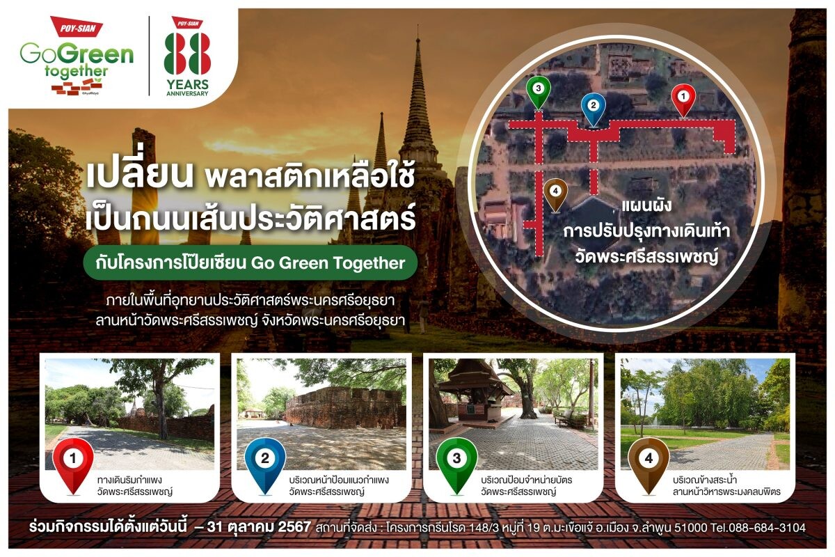 ส่งเสริมการท่องเที่ยวไทย ในแบบ "โป๊ยเซียน" กับโครงการ "โป๊ยเซียน Go Green Together"