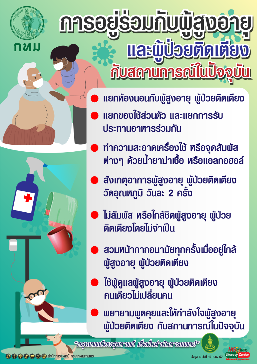 กทม. เตรียมพร้อมวัคซีนป้องกันโรคตามฤดูกาล รุกให้ความรู้ป้องกันโควิด 19 ในกลุ่มเสี่ยง