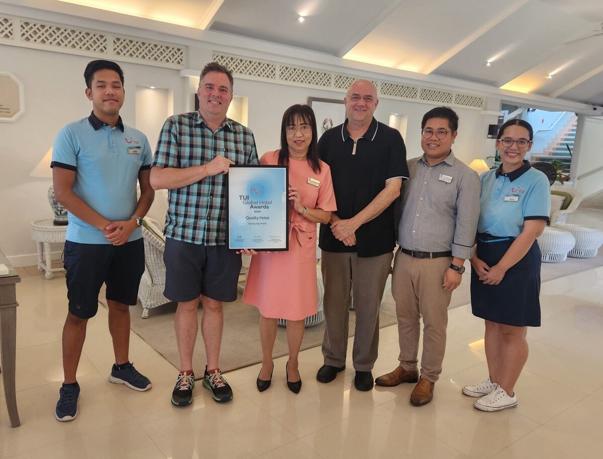 โรงแรมแคนทารี เบย์ ภูเก็ต รับรางวัล TUI Global Hotel Quality Awards 2024 จาก TUI Nordic