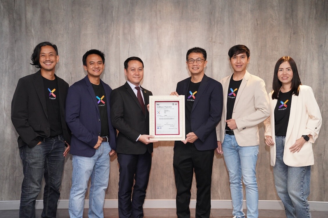 SCB TechX รับมอบใบรับรองมาตรฐาน ISO/IEC 27001:2022 ยกระดับระบบการบริหารจัดการด้านแพลตฟอร์ม และ ความปลอดภัยของข้อมูลสารสนเทศอย่างมีประสิทธิภาพ