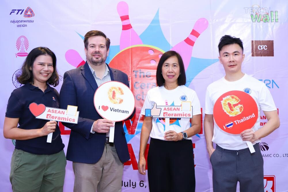 บ.เซรามิกไทยแห่ร่วมร่วมงาน ASEAN Ceramics 2024