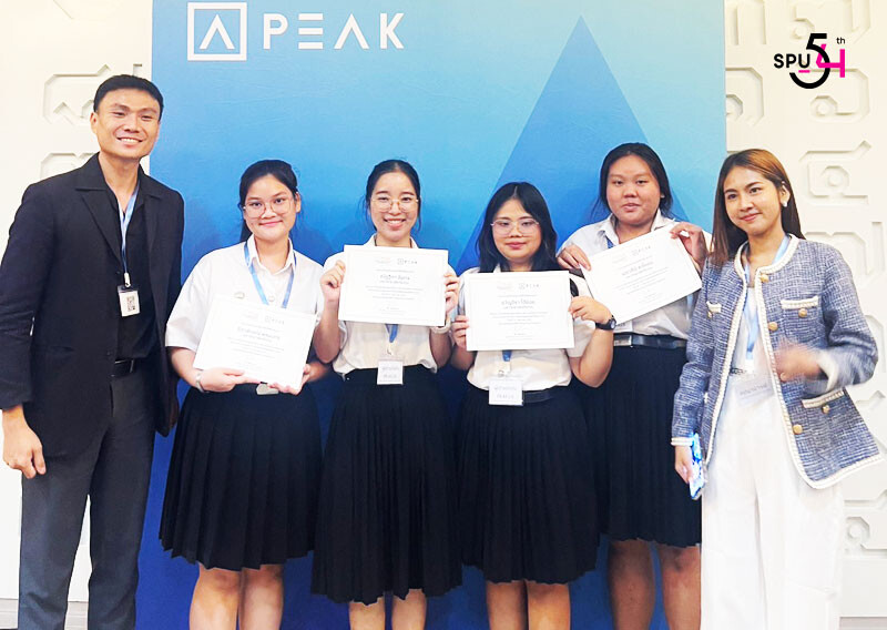 นักศึกษาบัญชี ม.ศรีปทุม คว้ารางวัล! บนเวที PEAK Digital Accounting Championship 2024