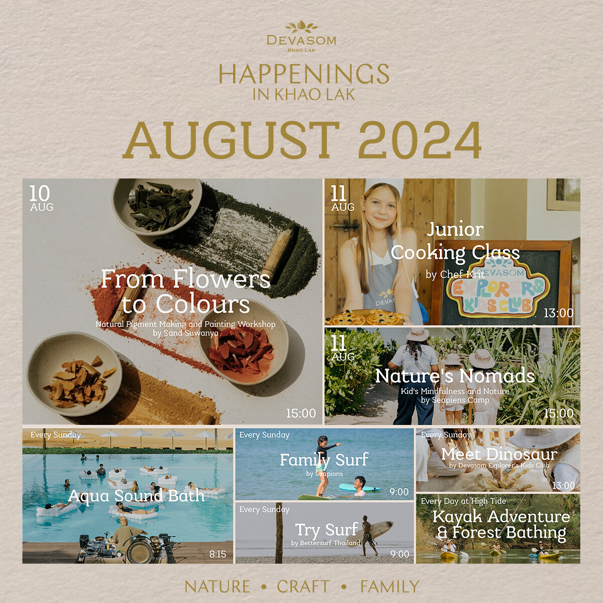 Happenings in Khao Lak / July - August 2024