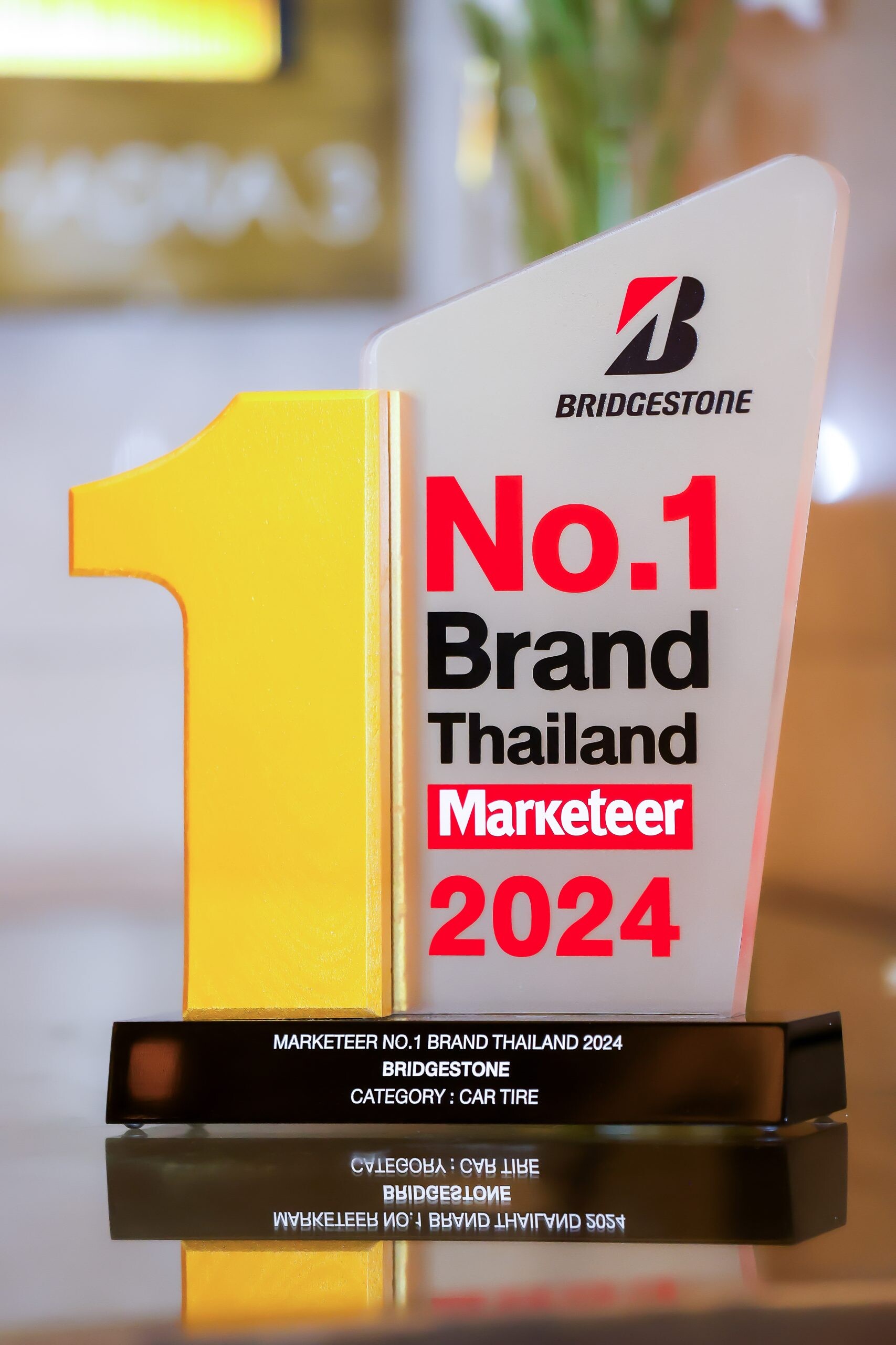 Bridgestone Wins Consumers' Hearts for 13th Consecutive Year, Guaranteed with "Marketeer No.1 Brand Thailand 2024" Striving to Be a Sustainable Premium Brand