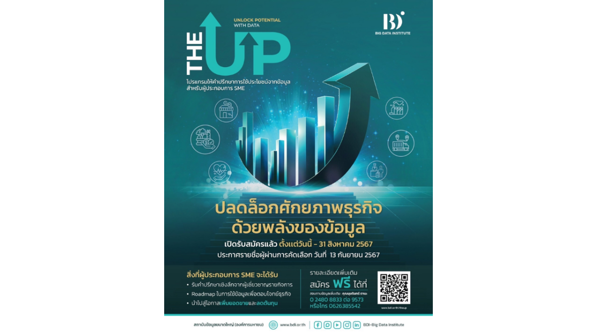 BDI เปิดเวที "connect-the-dots #1: DATA-DRIVEN SUCCESS for SMEs" ชี้ทางรอดผู้ประกอบการไทยด้วยการใช้ข้อมูลขับเคลื่อนธุรกิจ