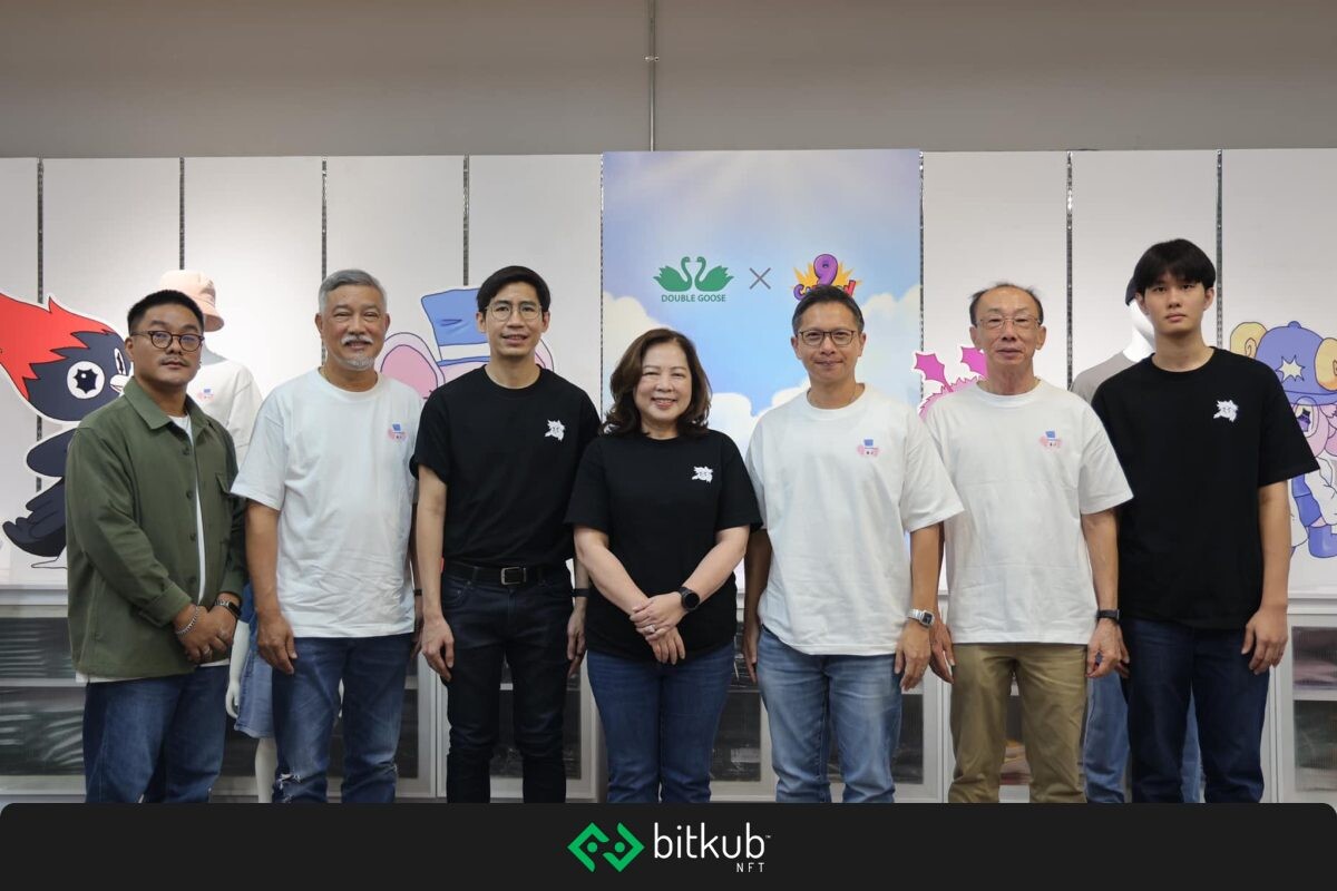 Bitkub NFT, MCOT, and Double Goose Launch Special Collection of Double Goose T-Shirts with NFT Technology for Unique Digital Twin Experience