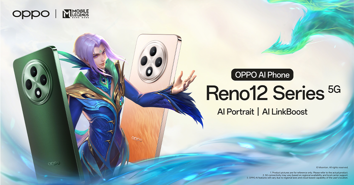 OPPO จับมือ Mobile Legends: Bang Bang เผยสุดยอดประสิทธิภาพการเล่นเกมของ OPPO Reno12 Series 5G