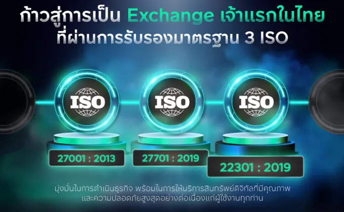 orbix Trade คว้า 3 ISO ด้านอุตสาหกรรมสินทรัพย์ดิจิทัล