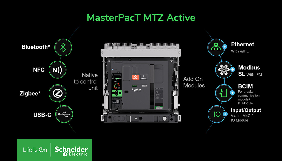 ชไนเดอร์ อิเล็คทริค พลิกโฉมการจ่ายพลังงานไฟฟ้าด้วย MasterPacT MTZ Active เซอร์กิตเบรกเกอร์ สายพันธุ์ดิจิทัล ช่วยลดการใช้พลังงาน และลดการปล่อยก๊าซคาร์บอน