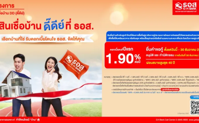 ธอส. จัดกรอบวงเงิน 50,000 ล้านบาท