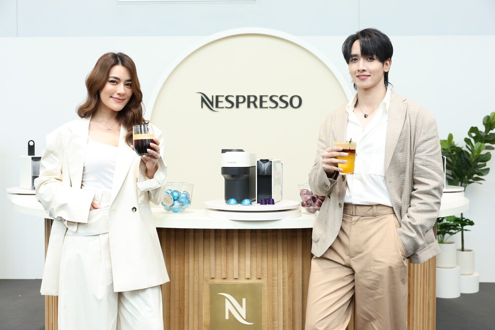 คิมเบอร์ลี่ - กองทัพ พีค ร่วมดื่มด่ำช่วงเวลากาแฟแห่งความสุข ผ่านงานนิทรรศการ 'NESPRESSO ME MOMENTS'