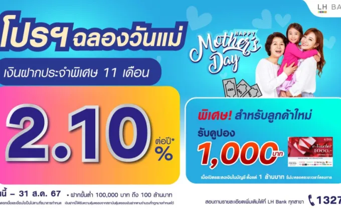 LH Bank ออกแคมเปญเงินฝากประจำพิเศษ