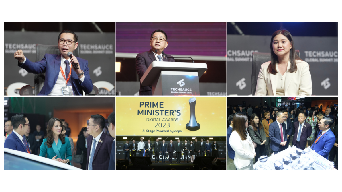 กระทรวงดีอี - ดีป้า จับมือพันธมิตรจัดงาน TECHSAUCE GLOBAL SUMMIT 2024 เดินหน้าสร้างโอกาสจากปัญญาประดิษฐ์ ยกระดับไทยสู่ศูนย์กลางเศรษฐกิจดิจิทัลระดับโลก