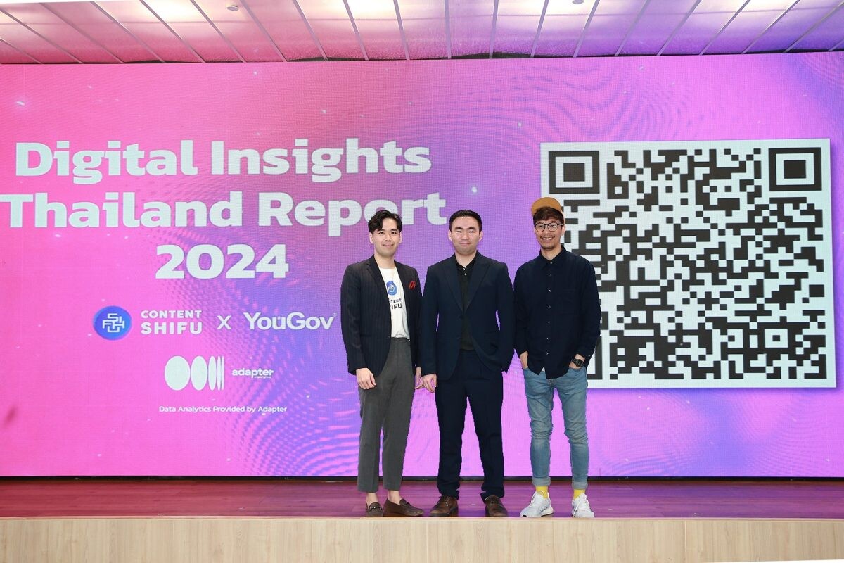 เปิดตัว 'Digital Insights Thailand Report 2024’ โดย Content Shifu & YouGov