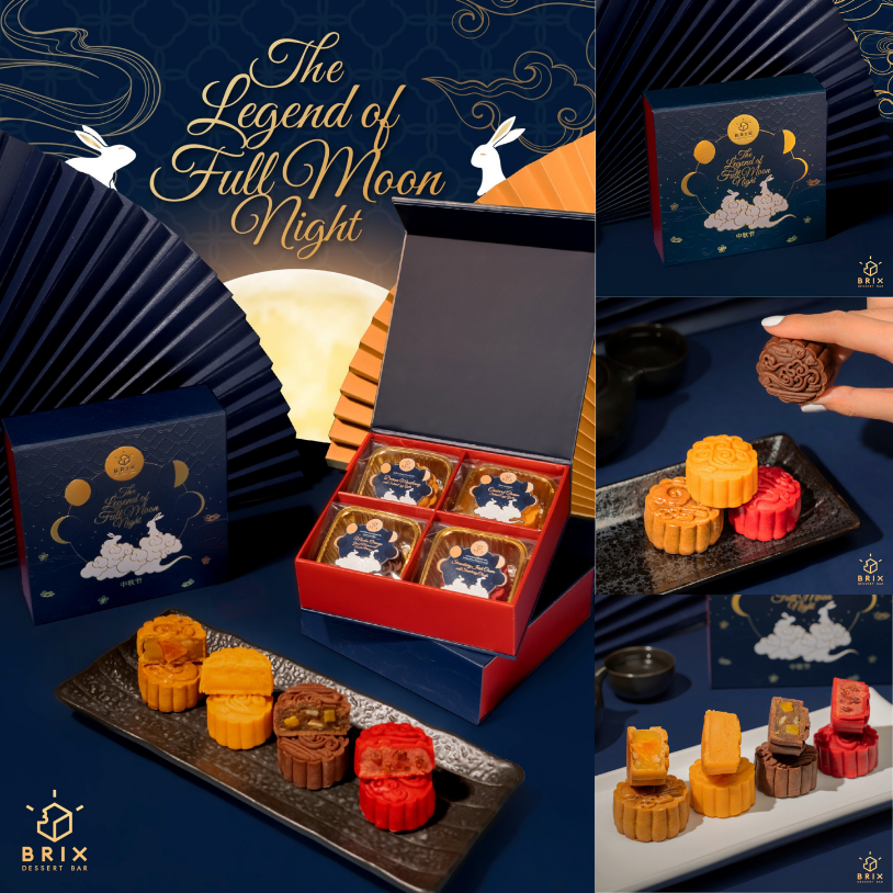 BRIX Dessert Bar ร่วมเฉลิมฉลองเทศกาลไหว้พระจันทร์ด้วยเซ็ตขนม “The Legend of Full Moon Night” พร้อมเสิร์ฟ 4 รสชาติสุดพรีเมียม