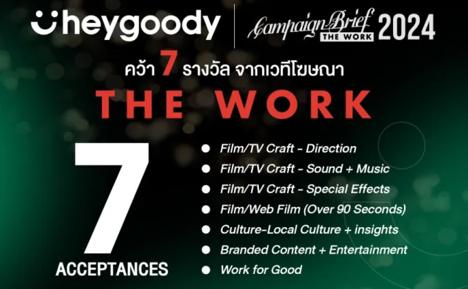 heygoody ท็อปฟอร์ม คว้า 7 รางวัล