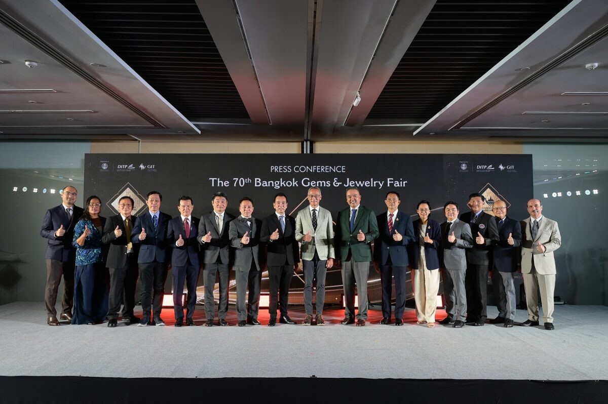 DITP and GIT to Host the 70th Edition of "Bangkok Gems," Reinforcing Thailand's Position as a Global Gem and Jewelry Hub