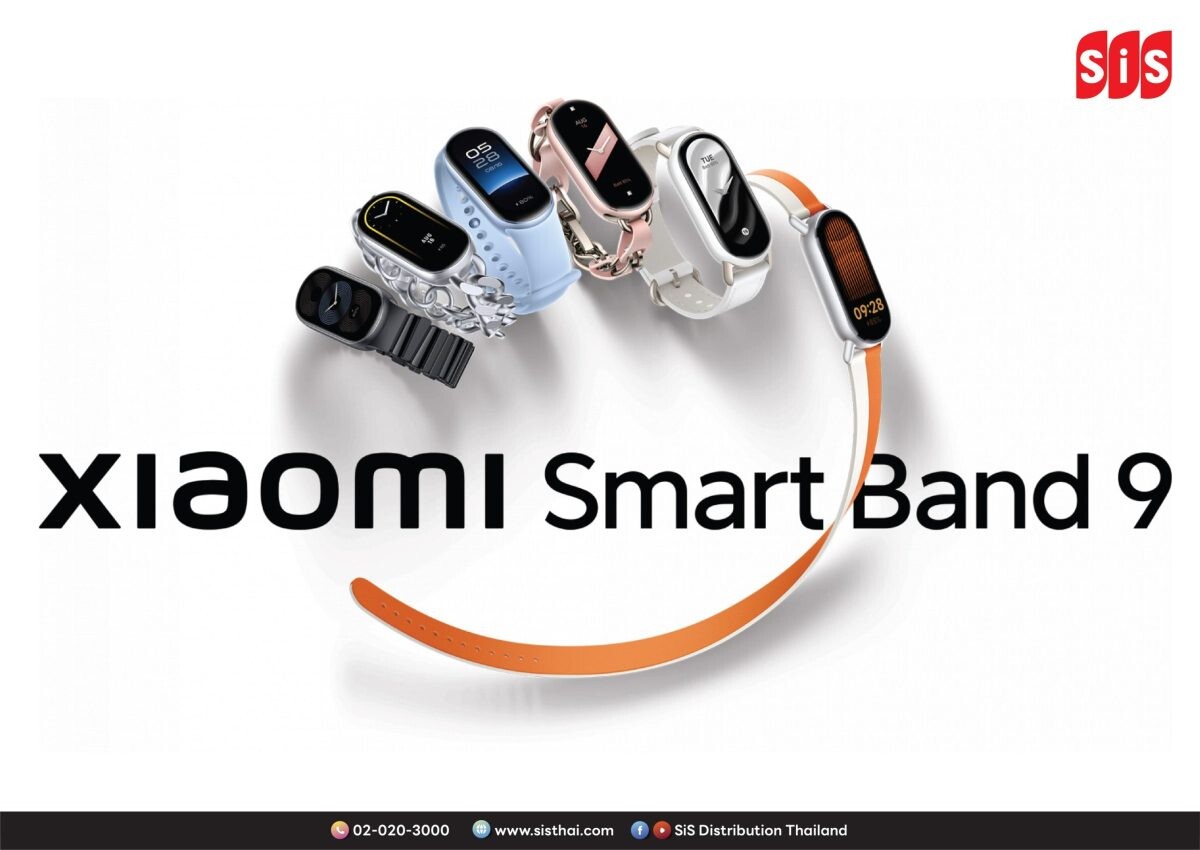 Xiaomi Smart Band 9 สมาร์ทแบนด์ล่าสุด ดีไซน์สุดแฟชั่น ฟีเจอร์ครบครัน