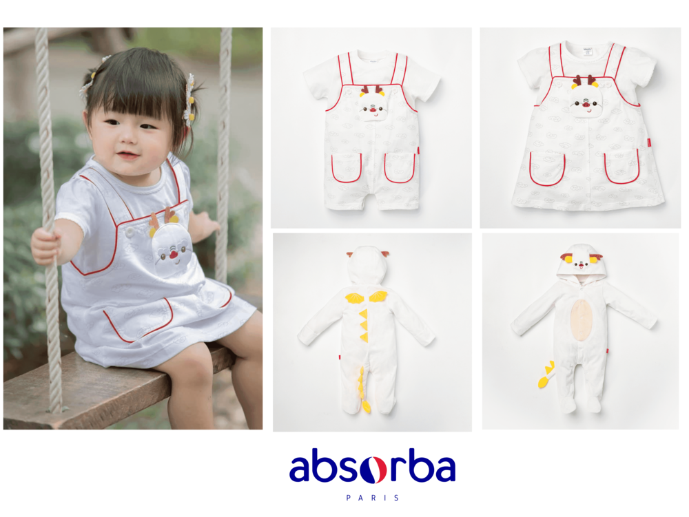 Absorba เปิดตัวคอลเลคชั่น "Petit Dragon" รับปีมังกรทอง