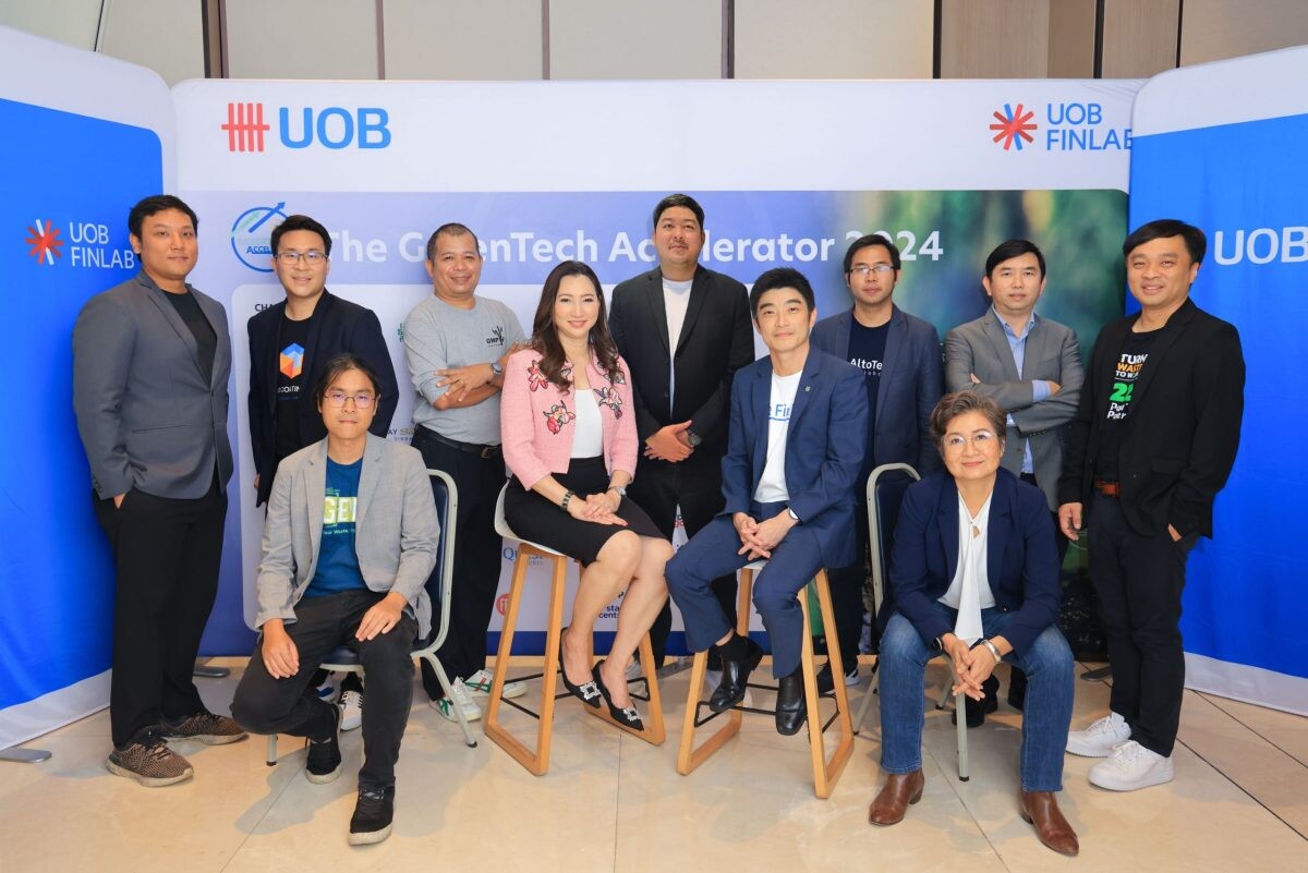 ยูโอบีขับเคลื่อนนวัตกรรมที่ยั่งยืนในประเทศไทย ผ่านโครงการ GreenTech Accelerator