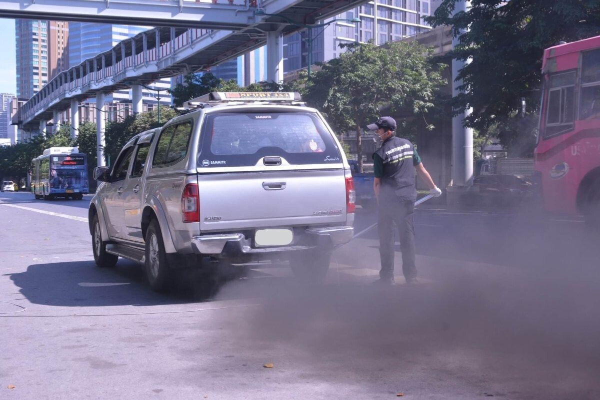 ตรวจ จับ เข้มงวด รถควันดำ เสียงดัง ลดมลพิษ