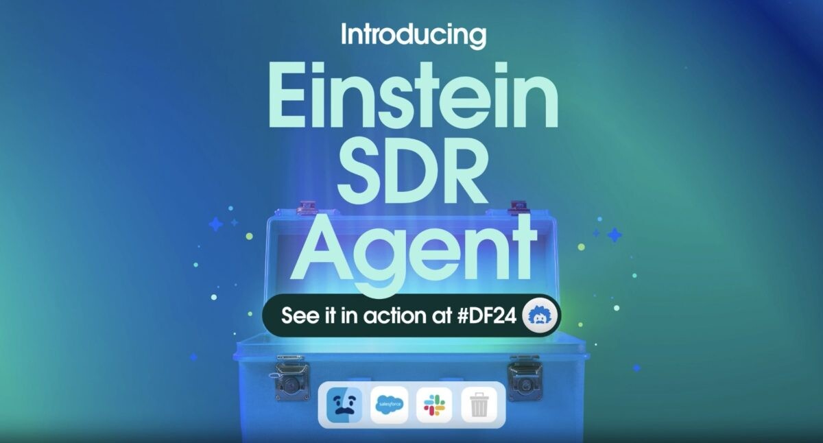 พบกับ Einstein SDR และ Einstein Sales Coach: เปิดตัวสอง AI Agent เจ้าหน้าที่ด้านการขายที่ทำงานแบบอัตโนมัติ เพื่อสร้างการเติบโตให้ทีมขายของทุกองค์กร