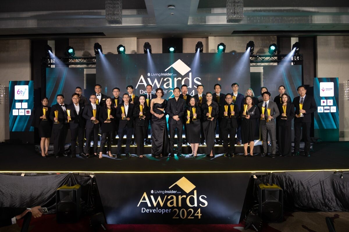 "Livinginsider Developer Awards 2024" งานประกาศรางวัลสุดยิ่งใหญ่แห่งวงการอสังหาริมทรัพย์ไทย เวทีประกวดที่มีผู้เข้าร่วมชิงรางวัลมากที่สุด