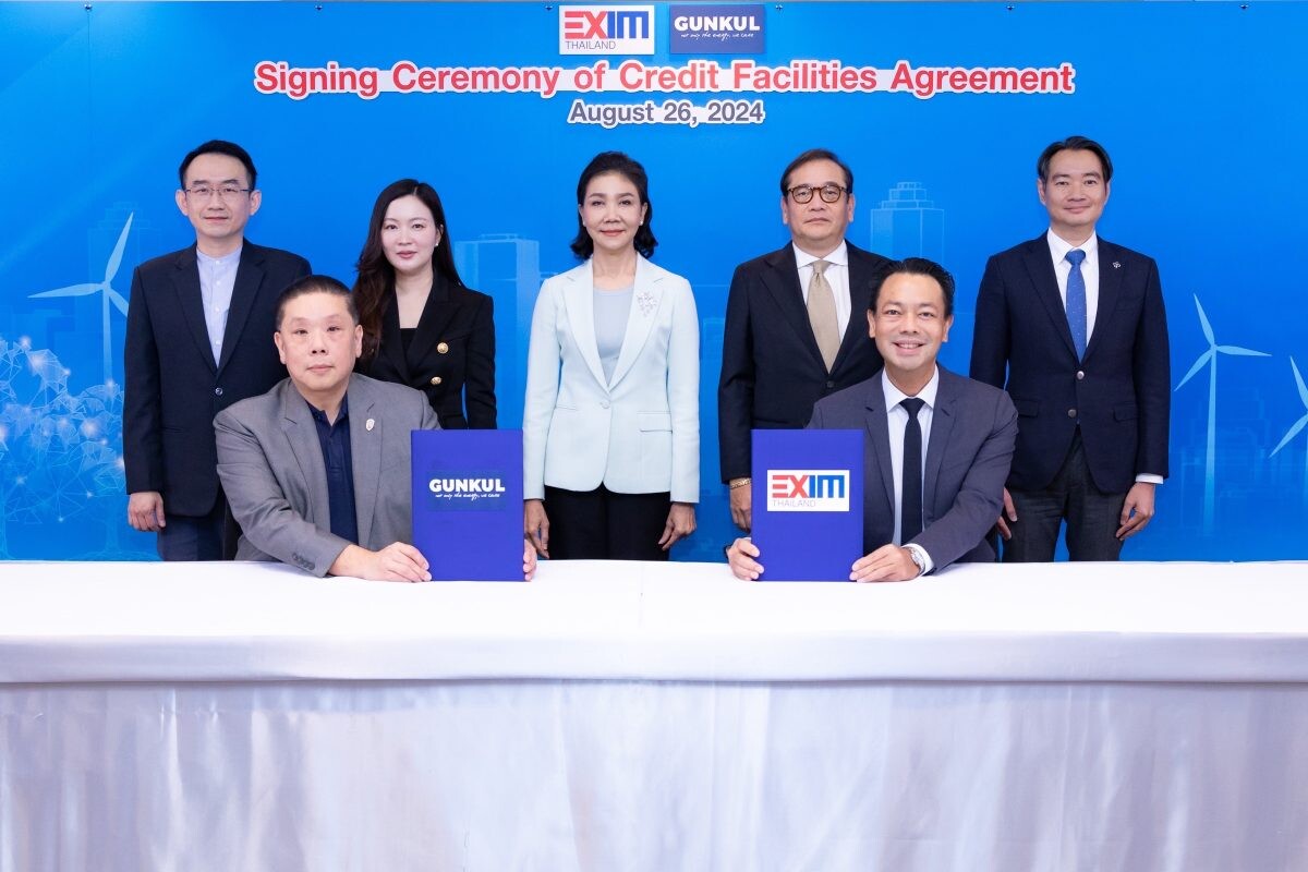 EXIM Thailand Supports GUNKUL's Investment in Renewable Energy Business to Drive Green Economy and Sustainable Development