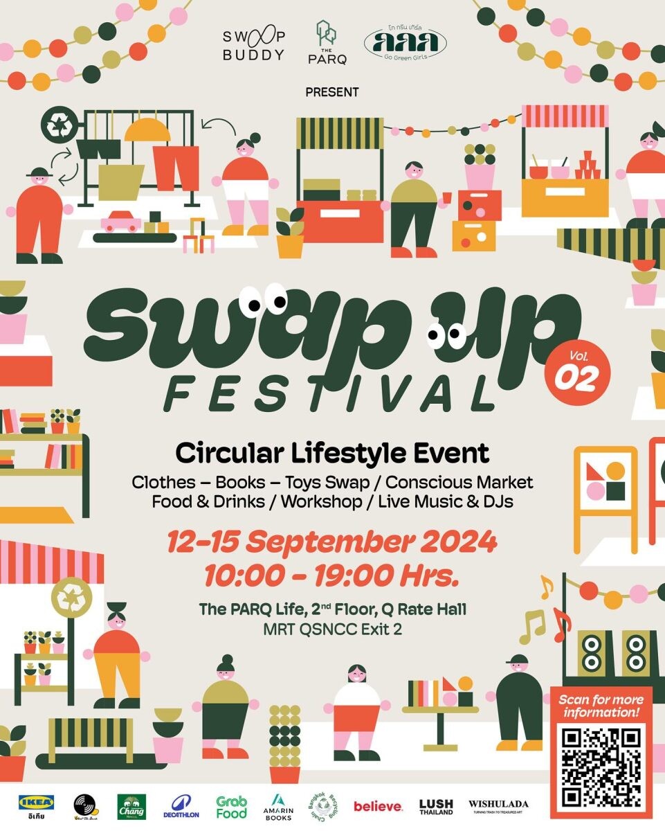 Go Green Girls ชวนสายแฟฯ แคร์โลก ร่วมงาน SWAP UP FESTIVAL Vol.2 อีเวนต์รวมคอมมูนิตี้เพื่อไลฟ์สไตล์ยั่งยืนสุดเก๋ที่ไม่ควรพลาด