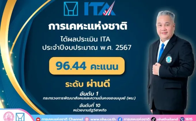 การเคหะแห่งชาติเผยผลการประเมิน