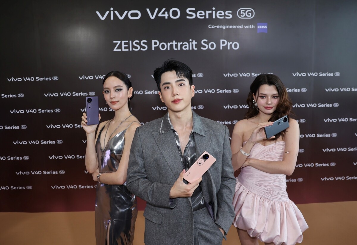 vivo ชวน 'นนกุล-เบคกี้-ณิชา' แจ้งเกิด V40 Series 5G ในฐานะ vivo Friends พร้อมเป็นตัวแทนสัมผัสประสบการณ์ 'พอร์ตเทรตเปิด เกิดทุกคน'