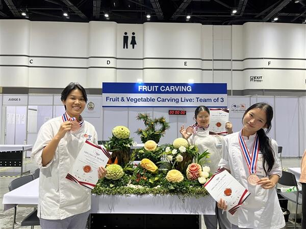 ตัวแทนวิทยาลัยดุสิตธานีกวาดรางวัลถ้วนหน้าจากเวที Thailand International Culinary Cup (TICC) 2024